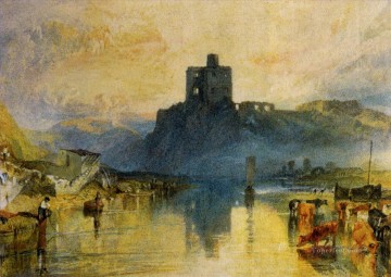 ジョセフ・マロード・ウィリアム・ターナー Painting - ノーハム川沿いの城ツイード ロマンティック ターナー